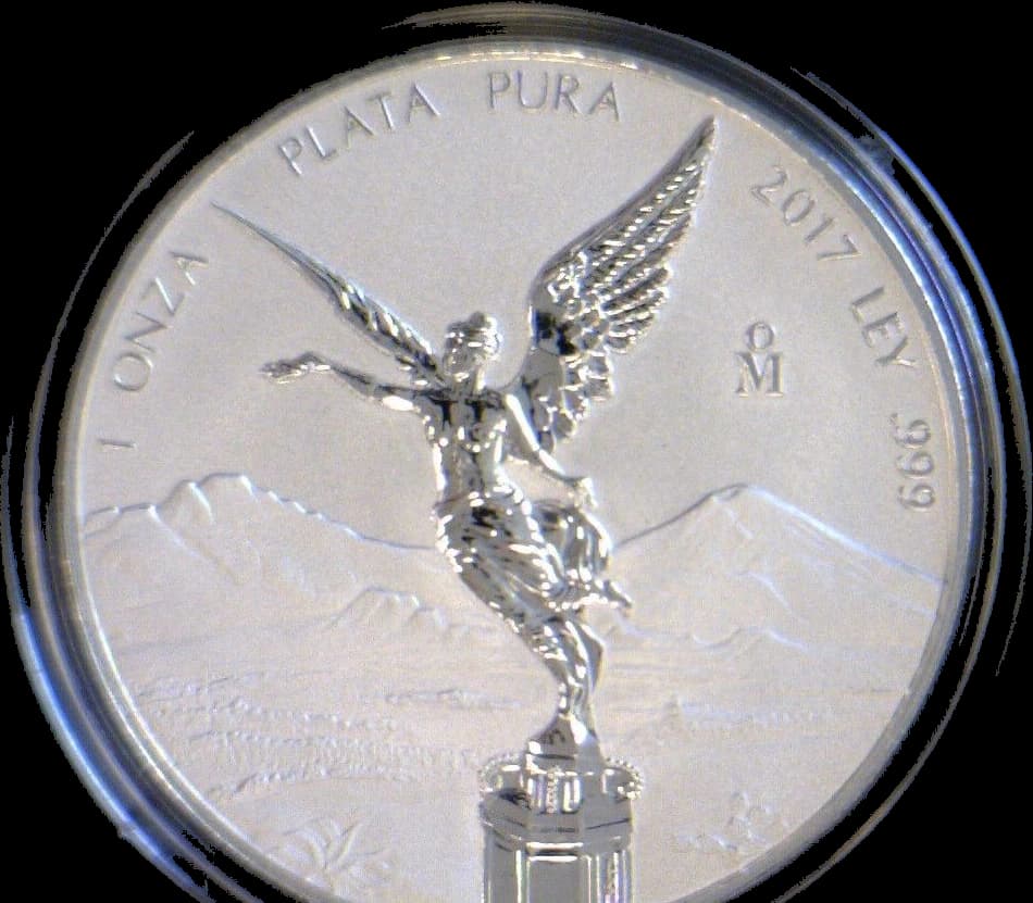 Reverso de moneda Onza Libertad 1 Onza 2017 (Matte), plata 0.999