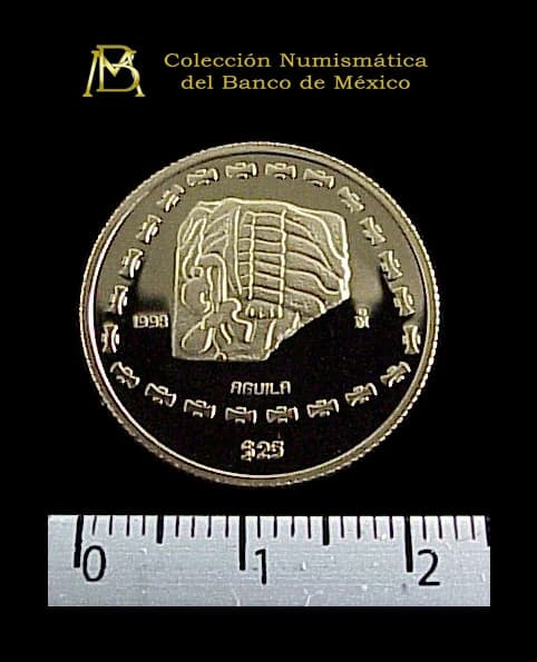 25 Pesos 1998 · Reverso