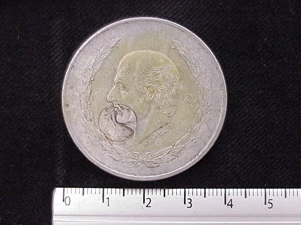 5 Pesos Plata 1954 (reverso)