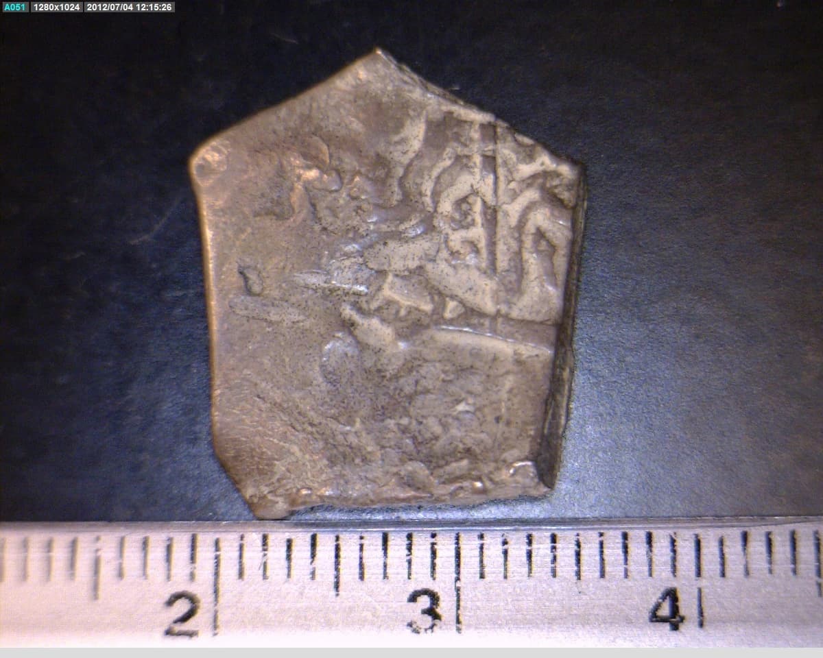 Anverso de moneda 8 Reales, plata 0.900