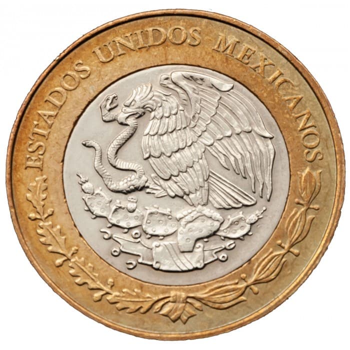 Anverso común — Escudo Nacional, canto circular