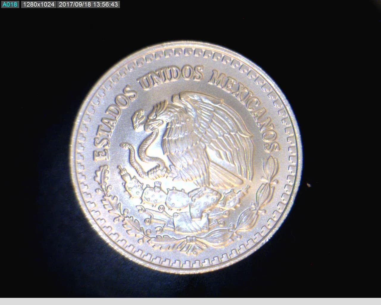 1/2 oz Libertad Plata 2016 · Inventario Banxico 23850 (reverso)