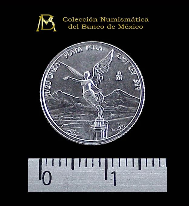 1/20 Onza Libertad Plata 2001 · Reverso