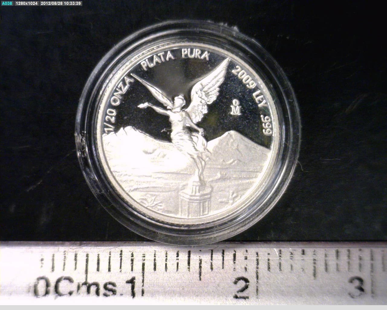 1/20 Onza Libertad Plata 2009 Proof · Reverso