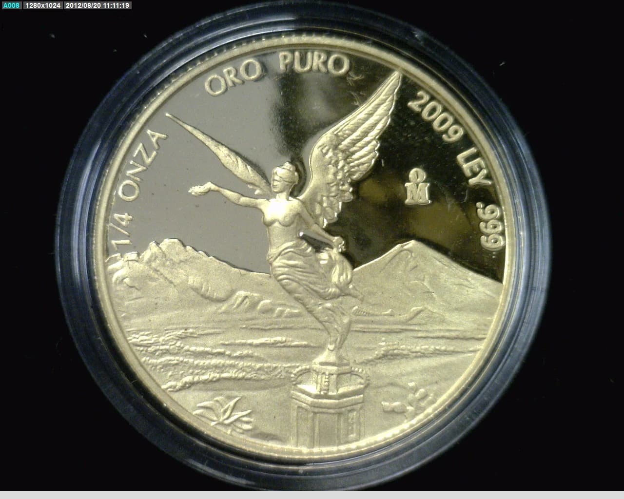 1/4 Onza Libertad Oro 2009 Proof · Reverso