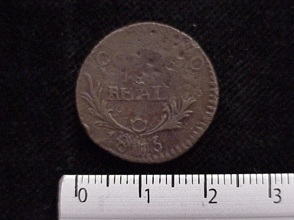 1/8 Reales Cobre Independencia 1815 · Reverso