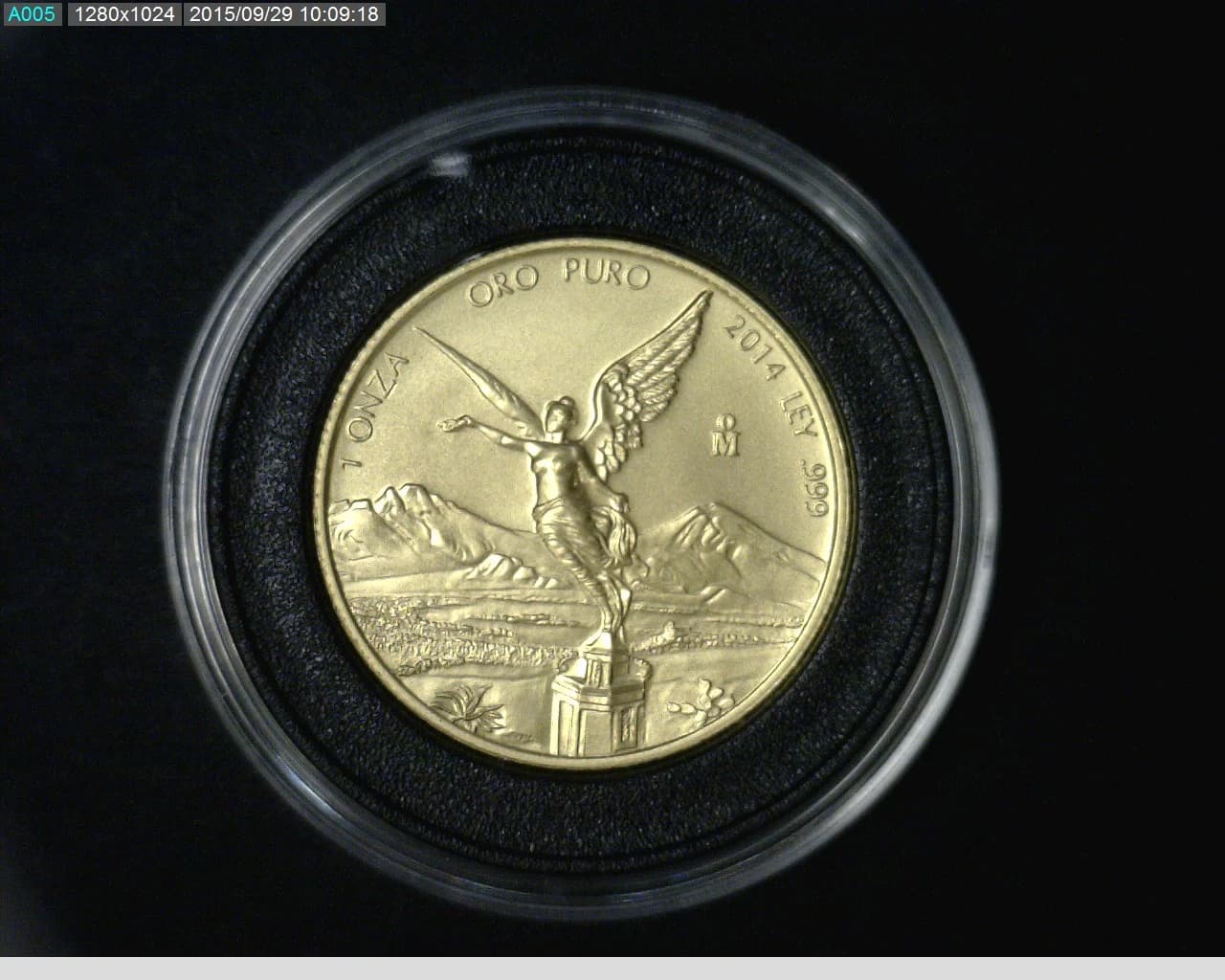 1 Onza Libertad Oro 2014 · Reverso
