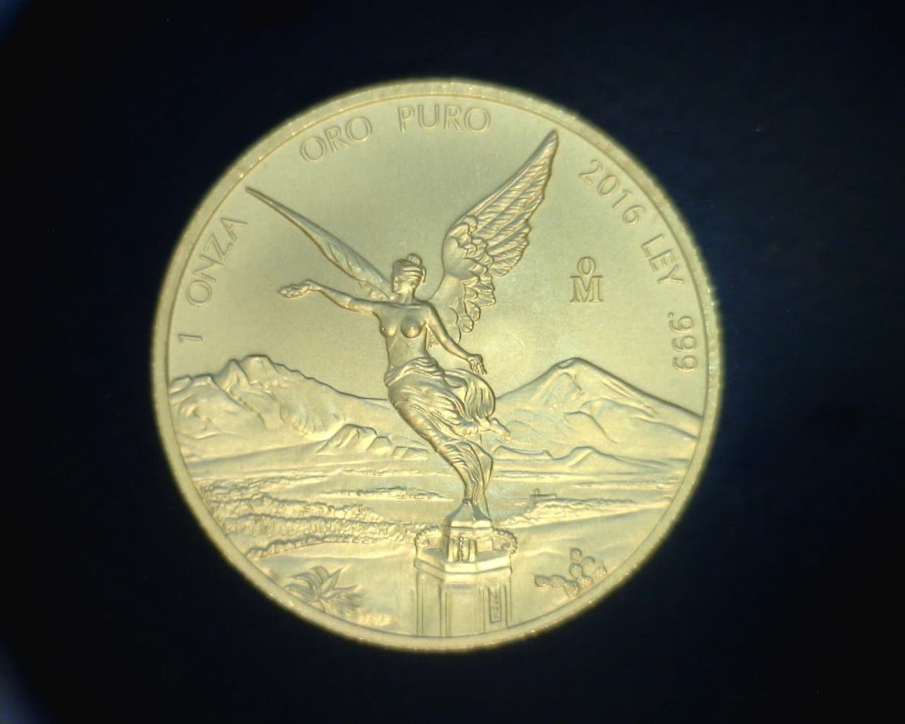 1 Onza Libertad Oro 2016 · Reverso