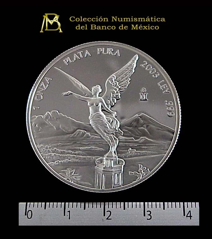 1 Onza Libertad Plata 2003 · Reverso