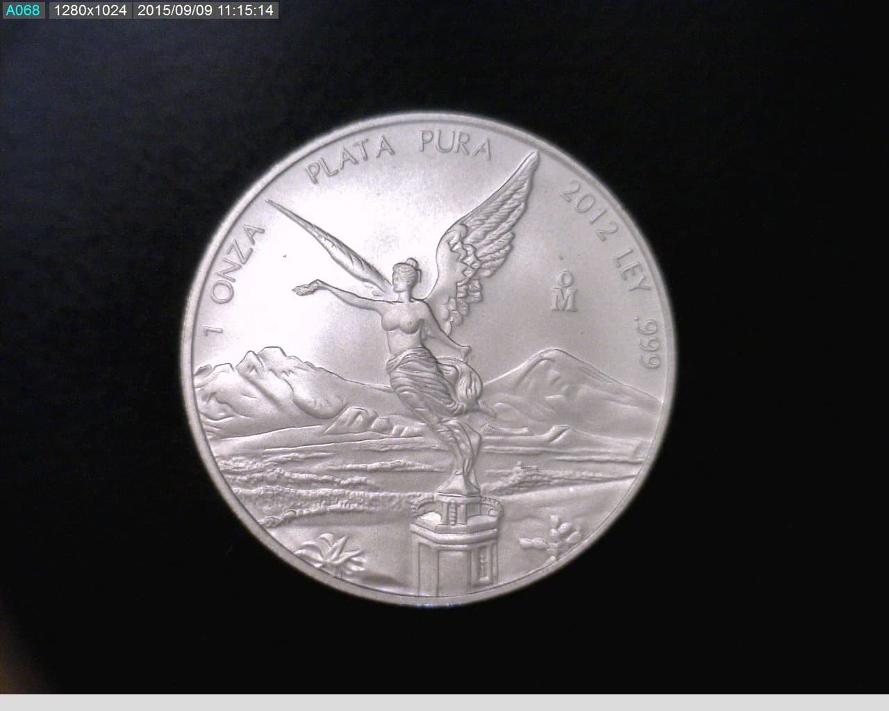 1 Onza Libertad Plata 2012 · Reverso