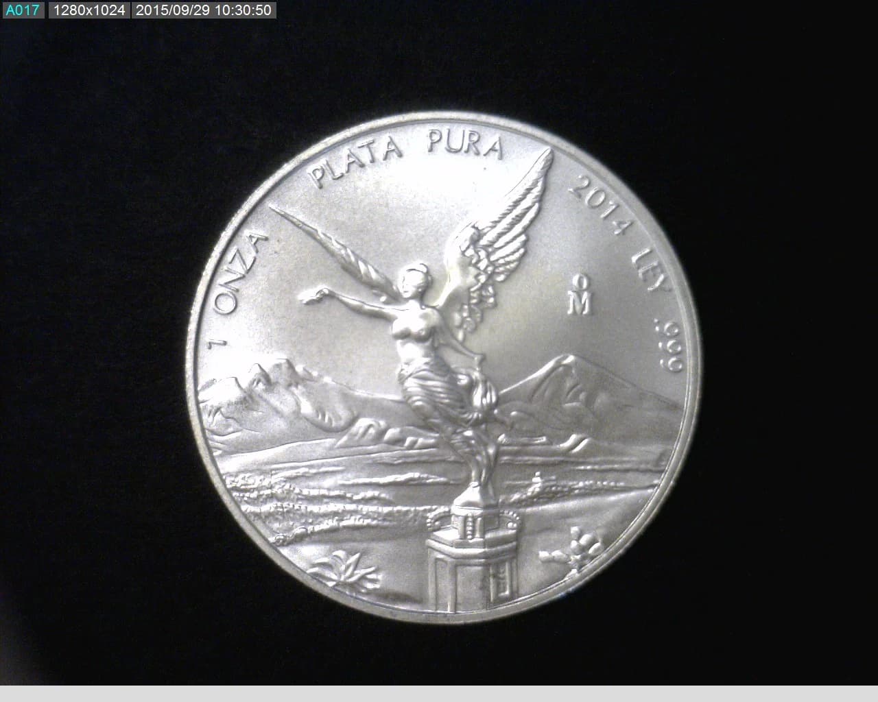 1 Onza Libertad Plata 2014 · Reverso