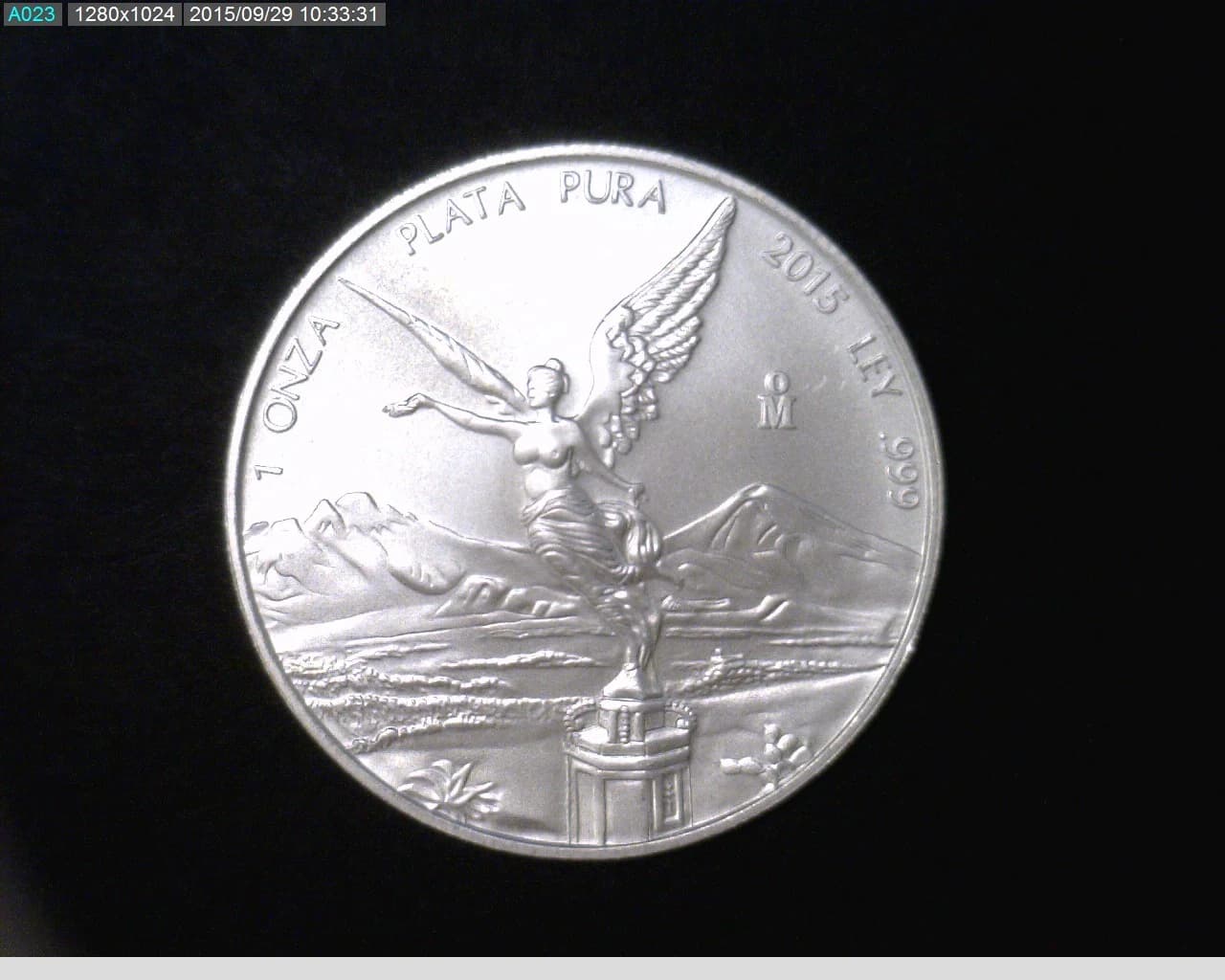 1 Onza Libertad Plata 2015 · Reverso