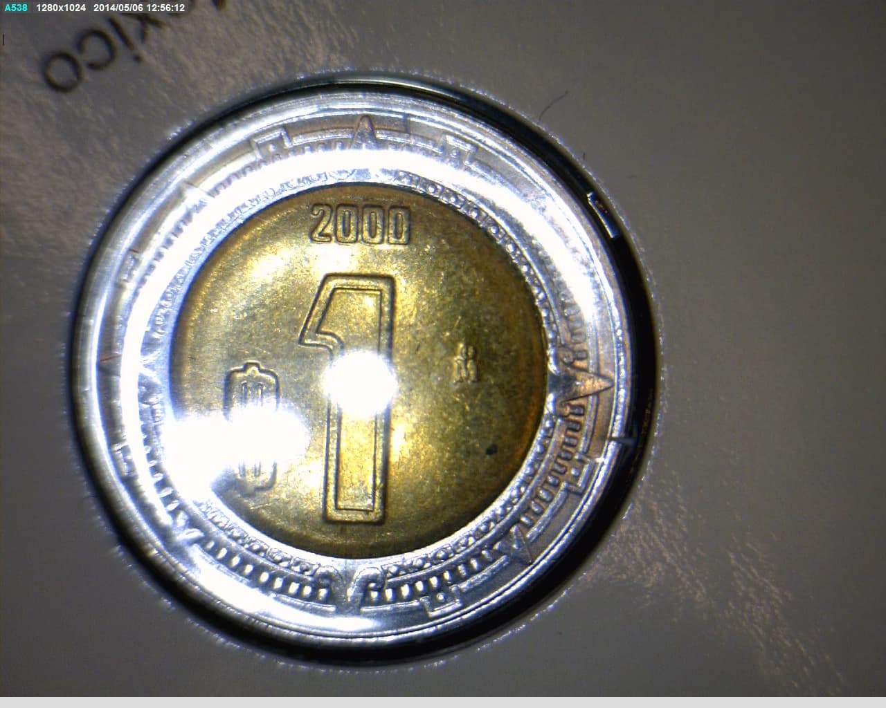 1 Bimetálica 2000 . Inventario Banxico 20259 (reverso)