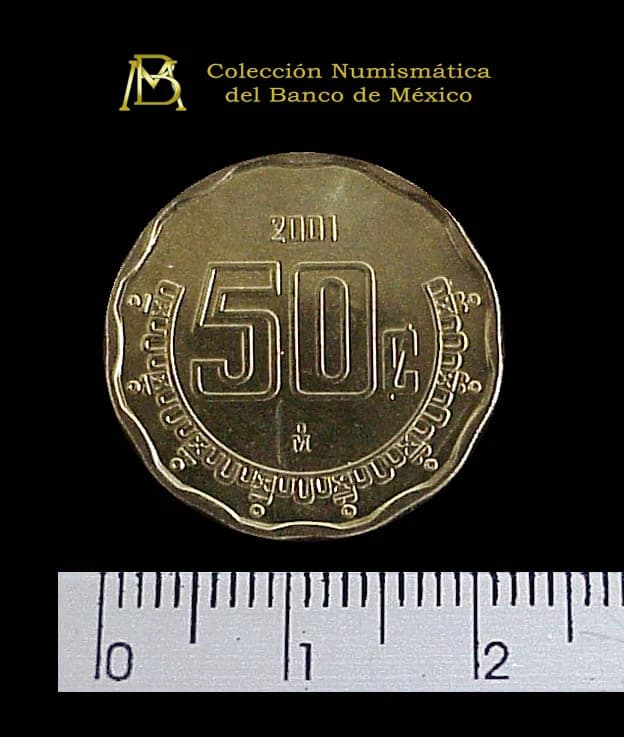 1 Bimetálica 2004 . Inventario Banxico 20466 (reverso)