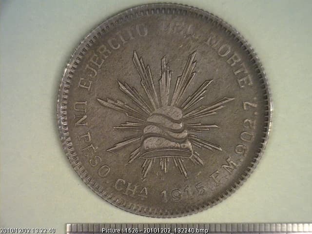 1 Peso 1915 · Reverso