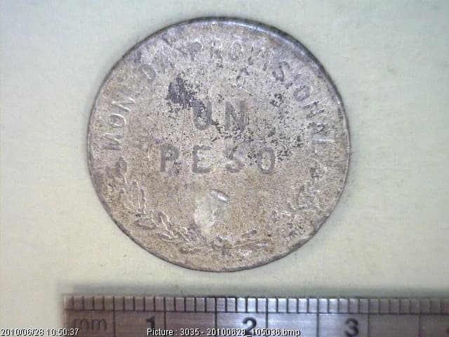 1 Peso 1915 · Reverso