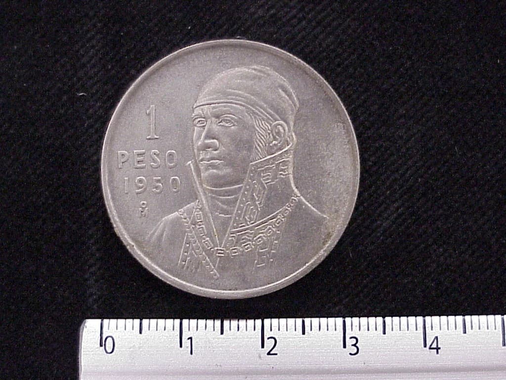 1 Peso Plata 1950 (reverso)