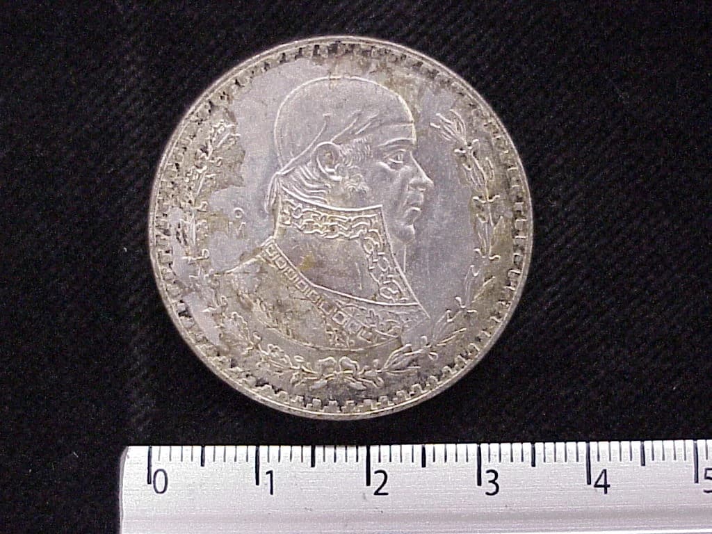 1 Peso Plata 1961 (reverso)