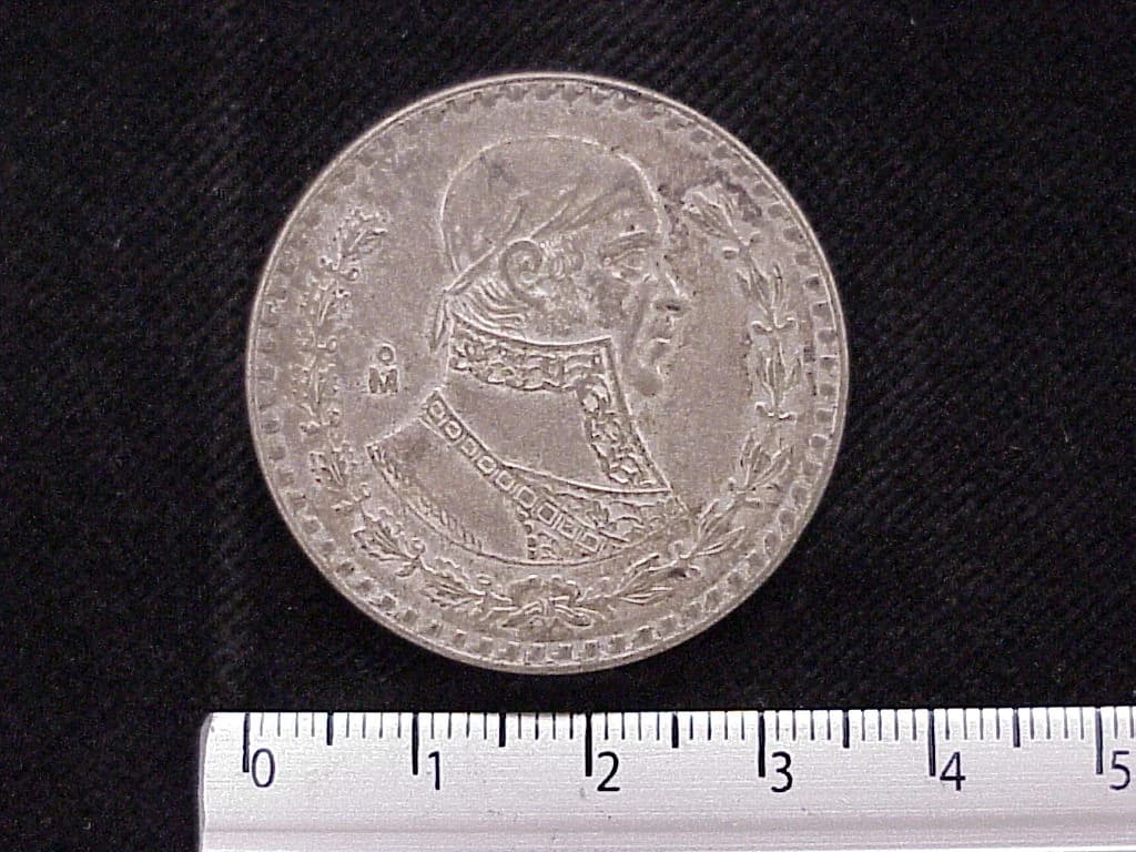 1 Peso Plata 1966 (reverso)
