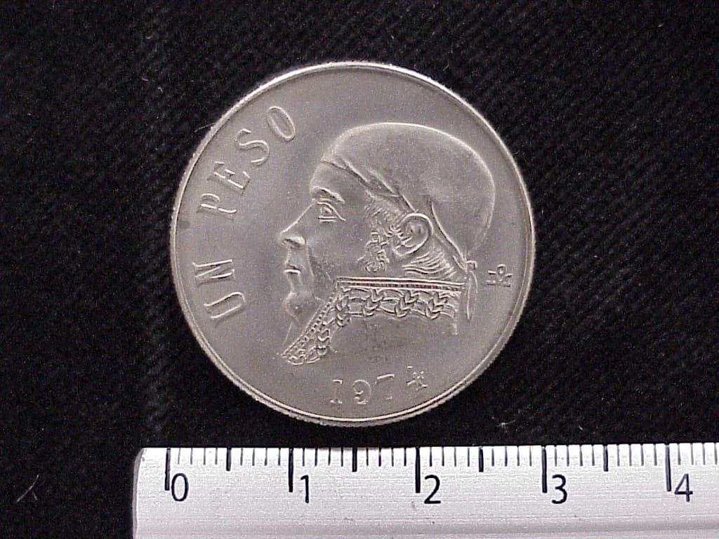 1 Peso Cuproníquel 1974 (reverso)