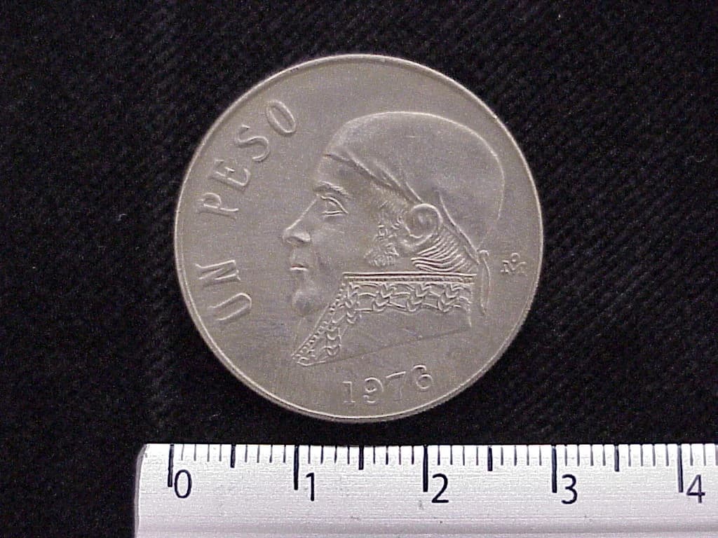 1 Peso Cuproníquel 1976 (reverso)