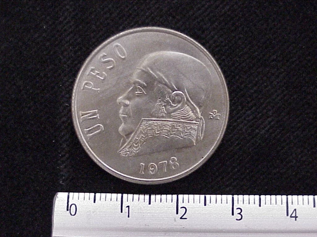 1 Peso Cuproníquel 1978 (reverso)