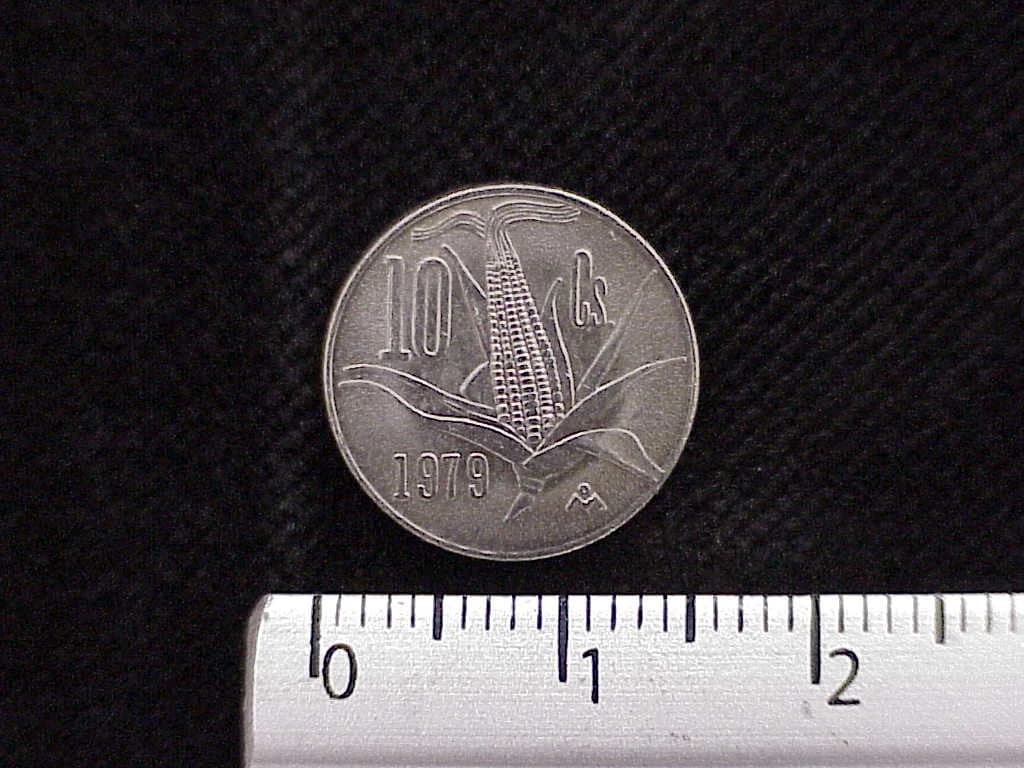 10 Cuproníquel 1979 . Inventario Banxico 12284 (reverso)
