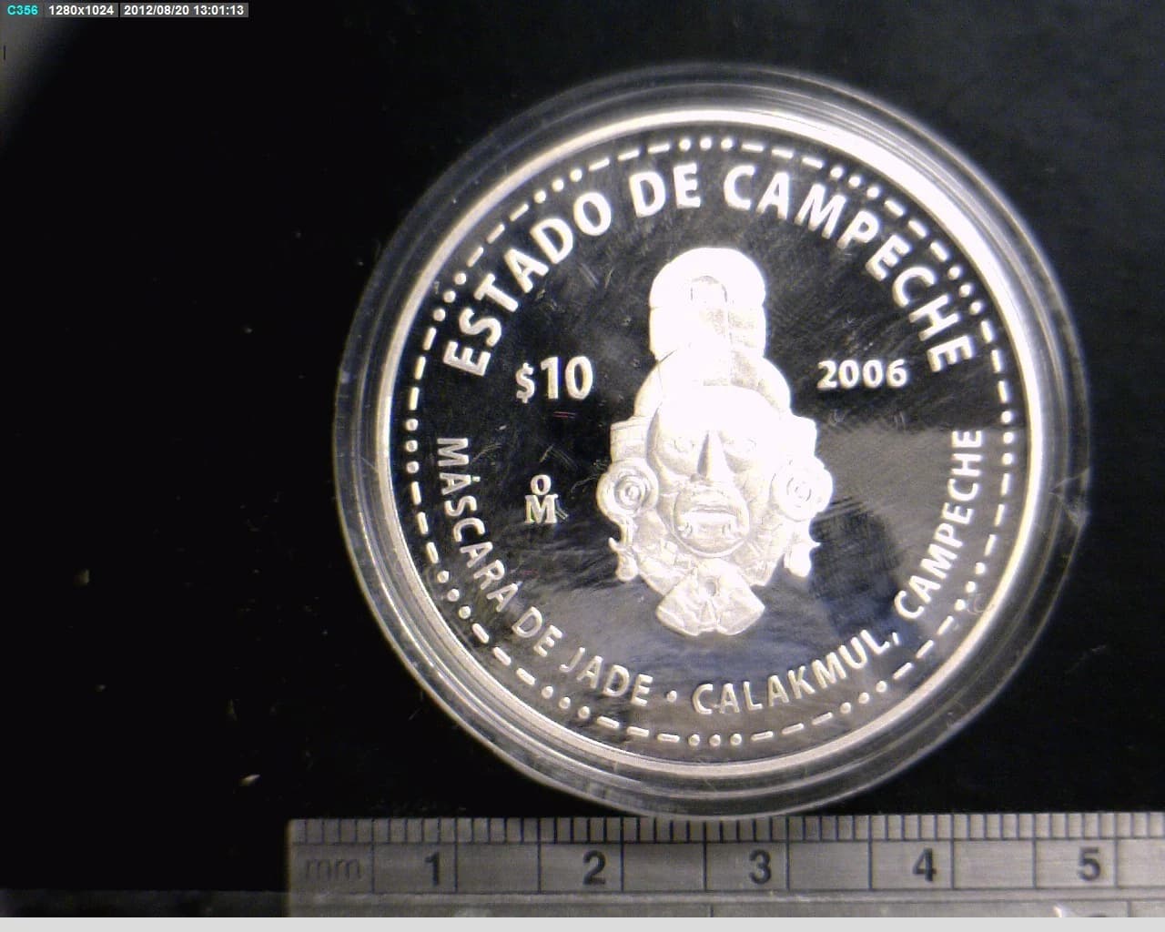 10 Pesos 180 Aniversario Dela Unión de los Estados de la República en 2006 · Reverso