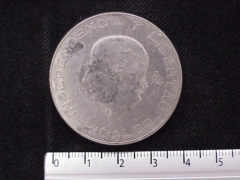 10 Pesos Plata 1956 (reverso)
