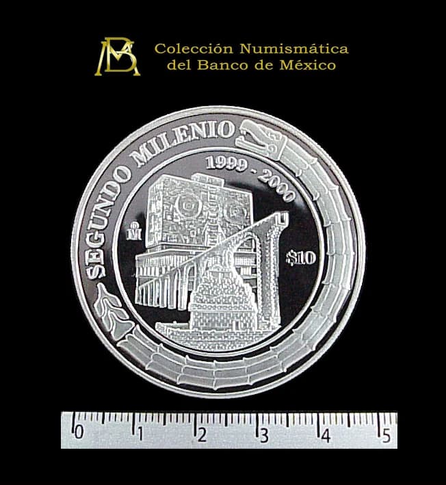 10 Pesos Segundo Milenio, México Durante el Segundo Milenio 2000 · Reverso
