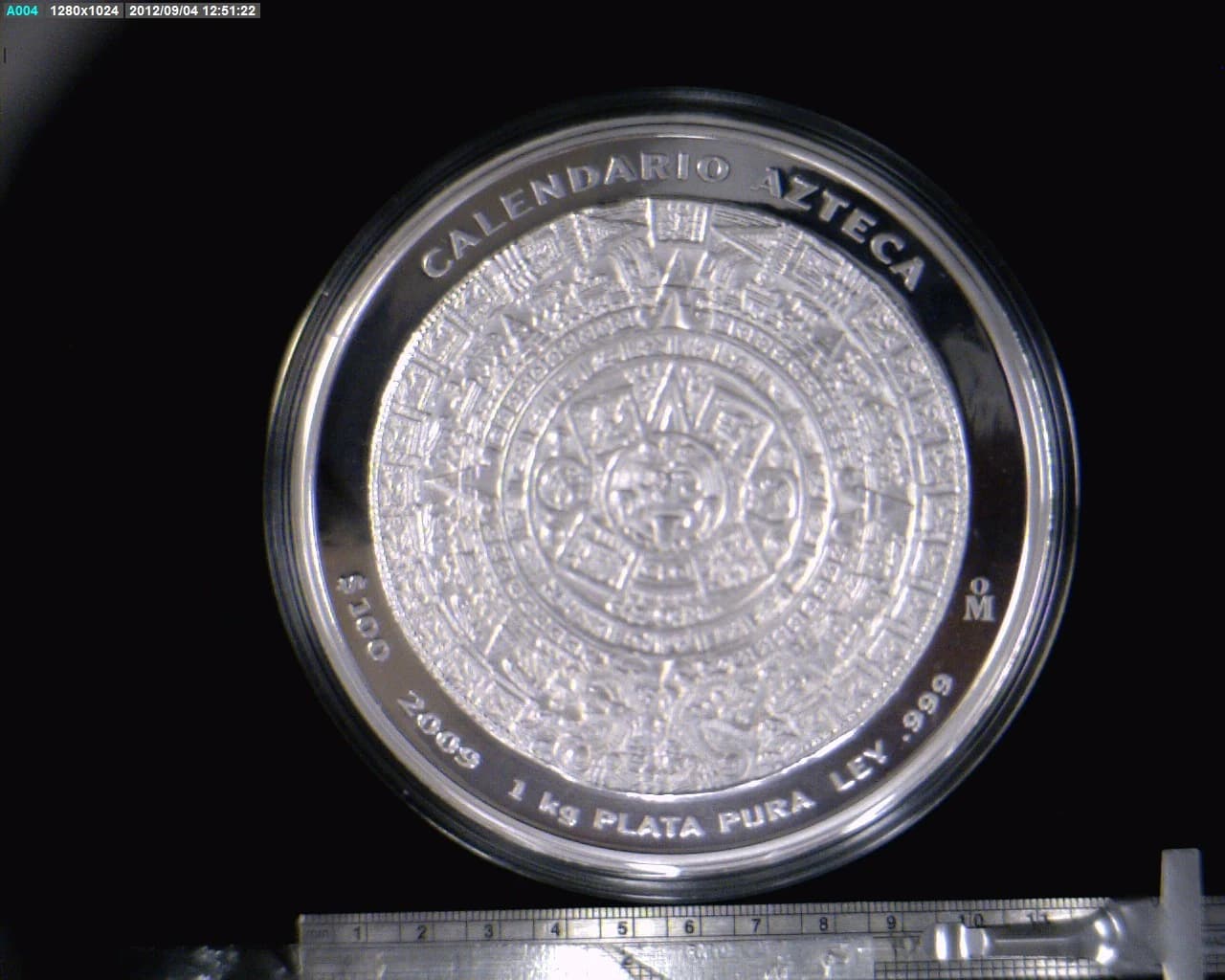 100 Pesos 1 Kilogramo de Plata 2009 · Reverso