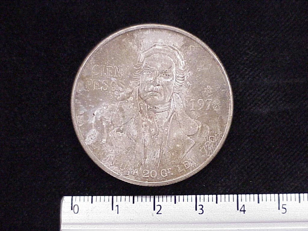 100 Pesos 1978 · Reverso