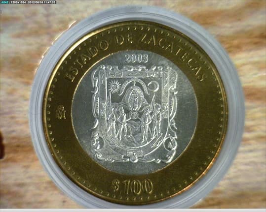 100 Pesos Estados de la República 1ª Fase Heráldica · Reverso