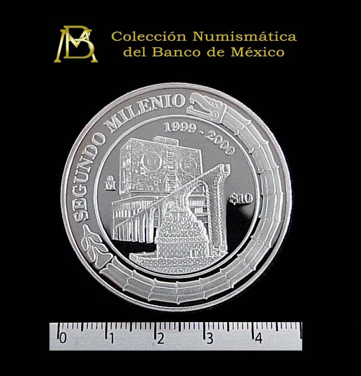 2 Onza Libertad Plata 1999 Proof · Reverso