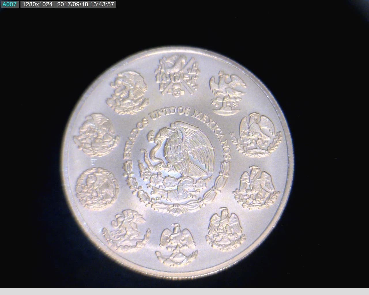2 oz Libertad Plata 2016 · Inventario Banxico 23845 (reverso)
