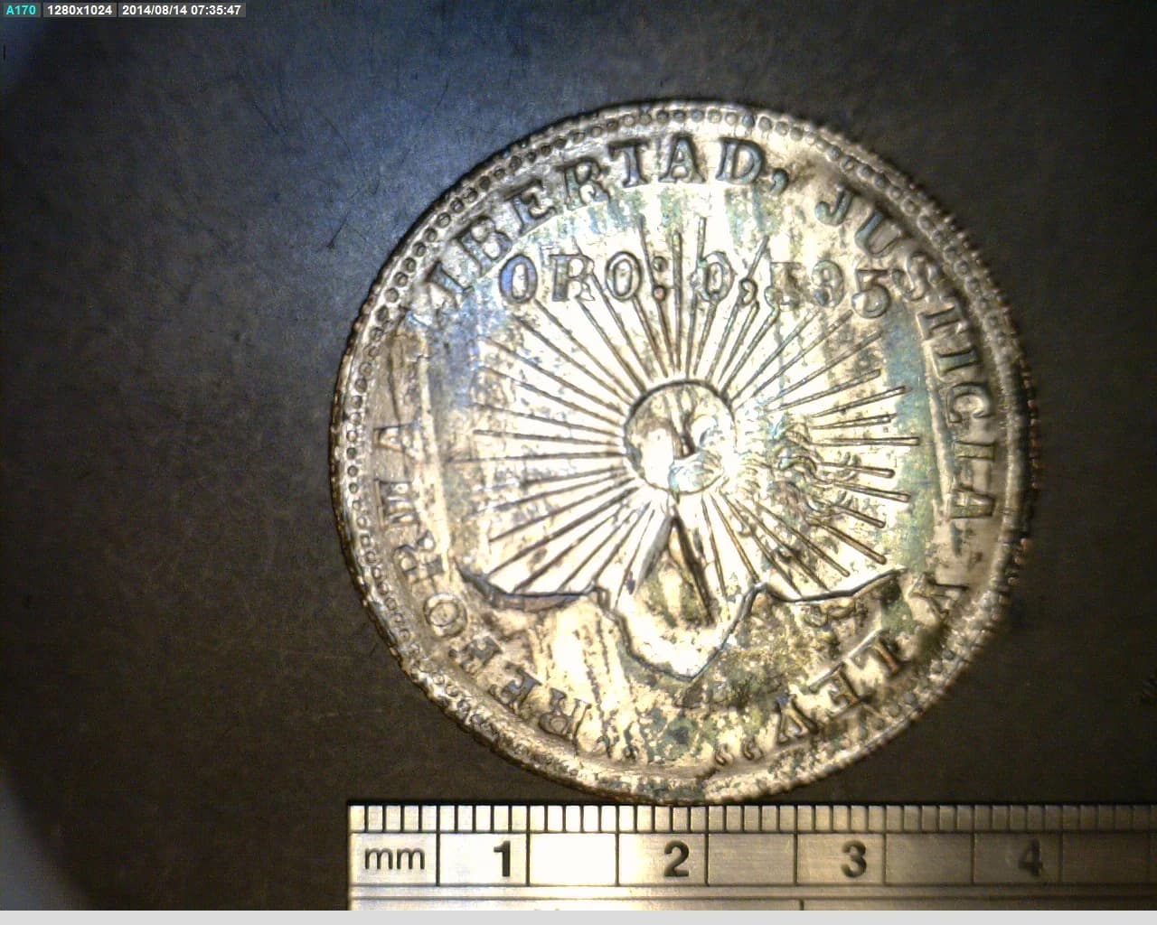 2 Pesos 1914 · Reverso