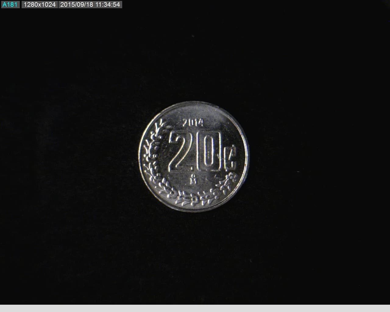 20 Centavos Acero inoxidable 2014 · Reverso