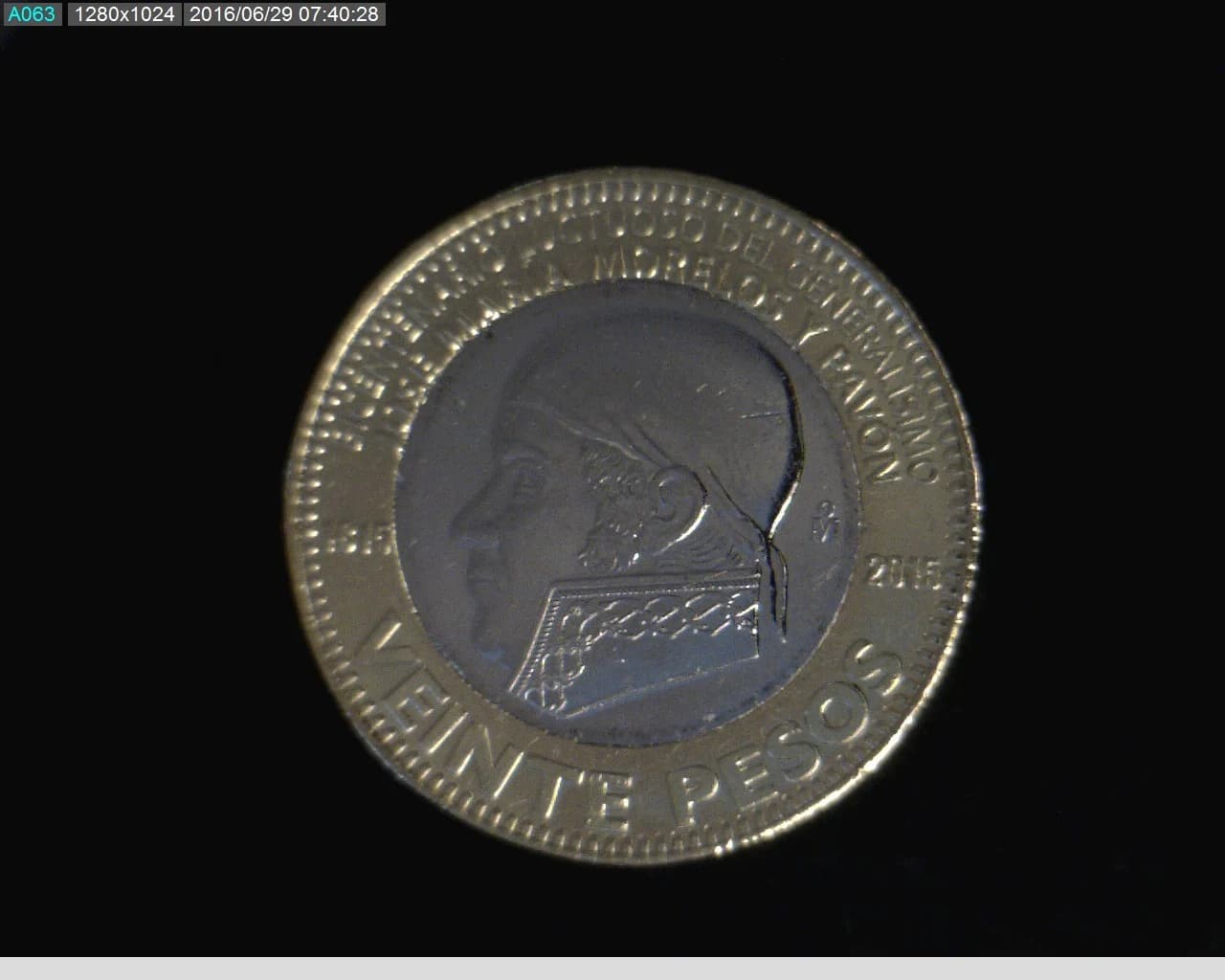 Centenario de la Fuerza Aérea Mexicana · Inventario Banxico 23571 (reverso)