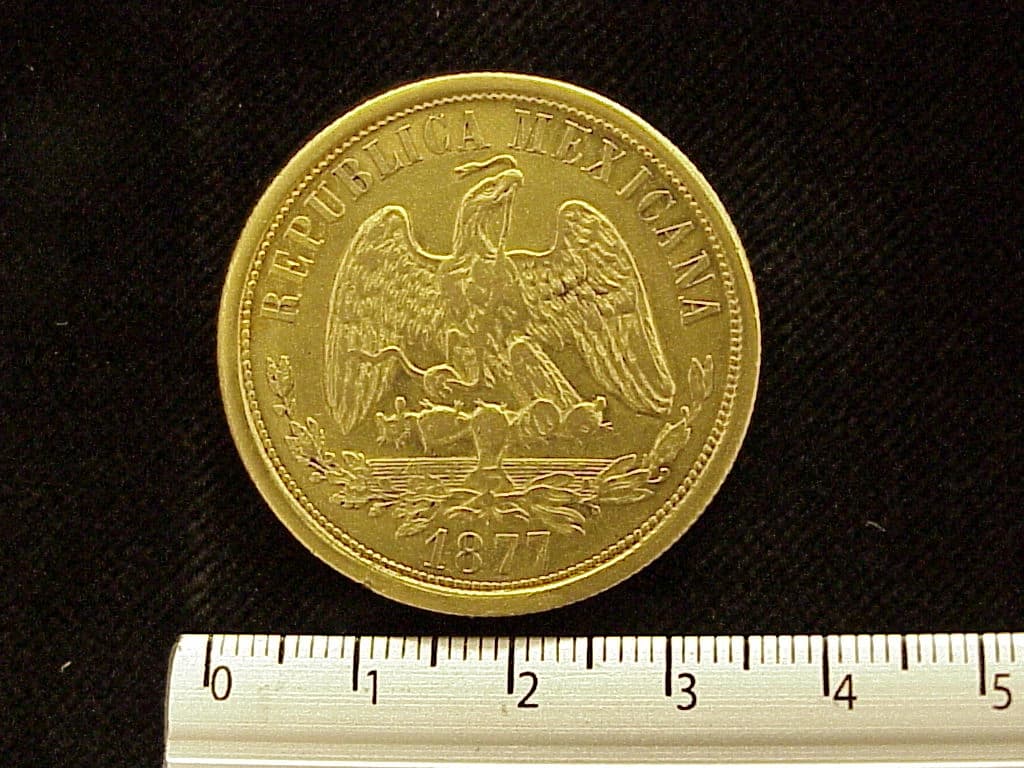 20-pesos-decimal-1877-mexico-m - anverso (Banxico)