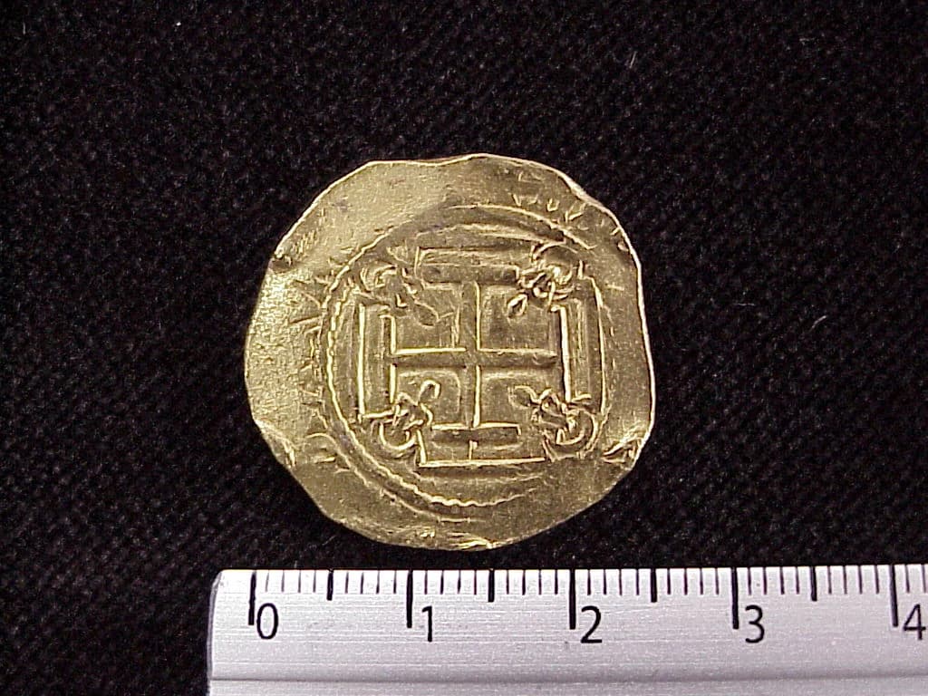 4 Escudos Carlos II 1696 · Reverso