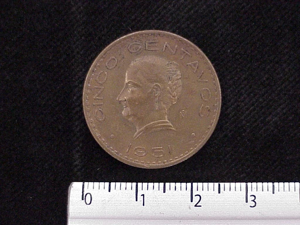 5 Centavos Cobre 1951 (reverso)