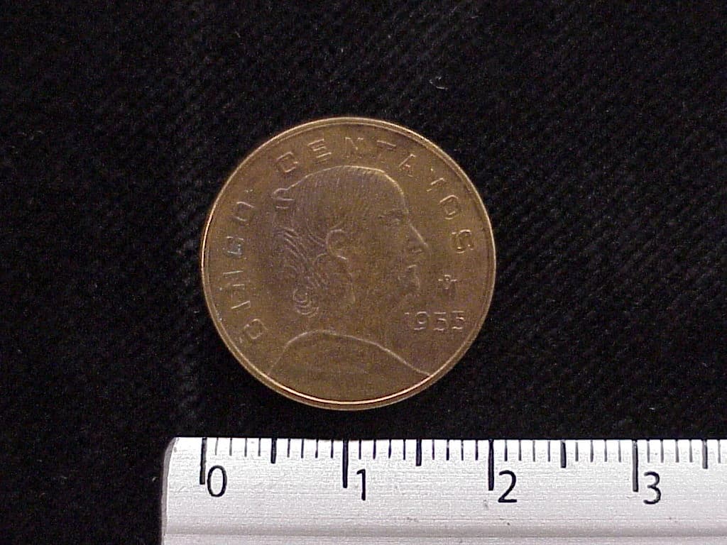 5 Centavos Cobre 1955 (reverso)