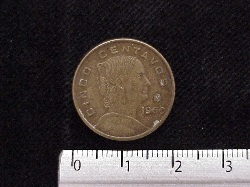 5 Centavos Cobre 1960 (reverso)