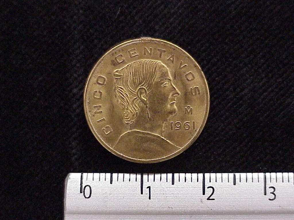 5 Centavos Cobre 1961 (reverso)