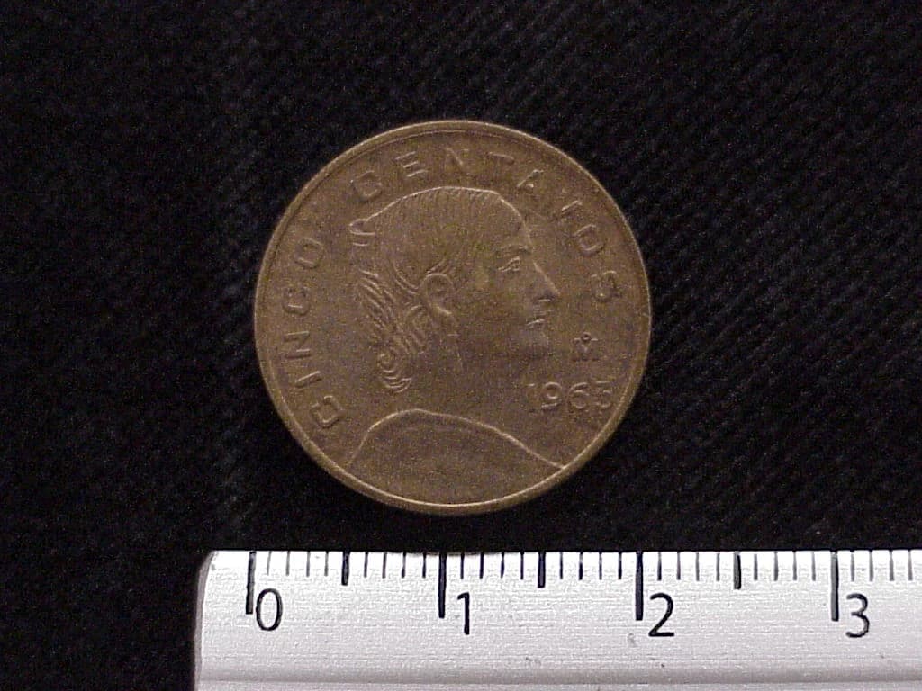 5 Centavos Cobre 1963 (reverso)