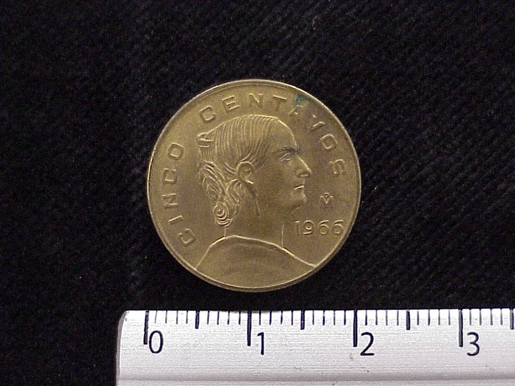 5 Centavos Cobre 1966 (reverso)