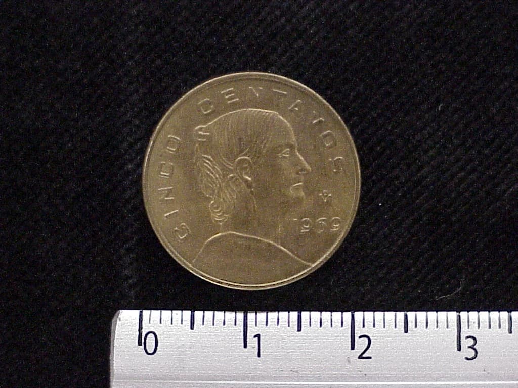 5 Centavos Cobre 1969 (reverso)