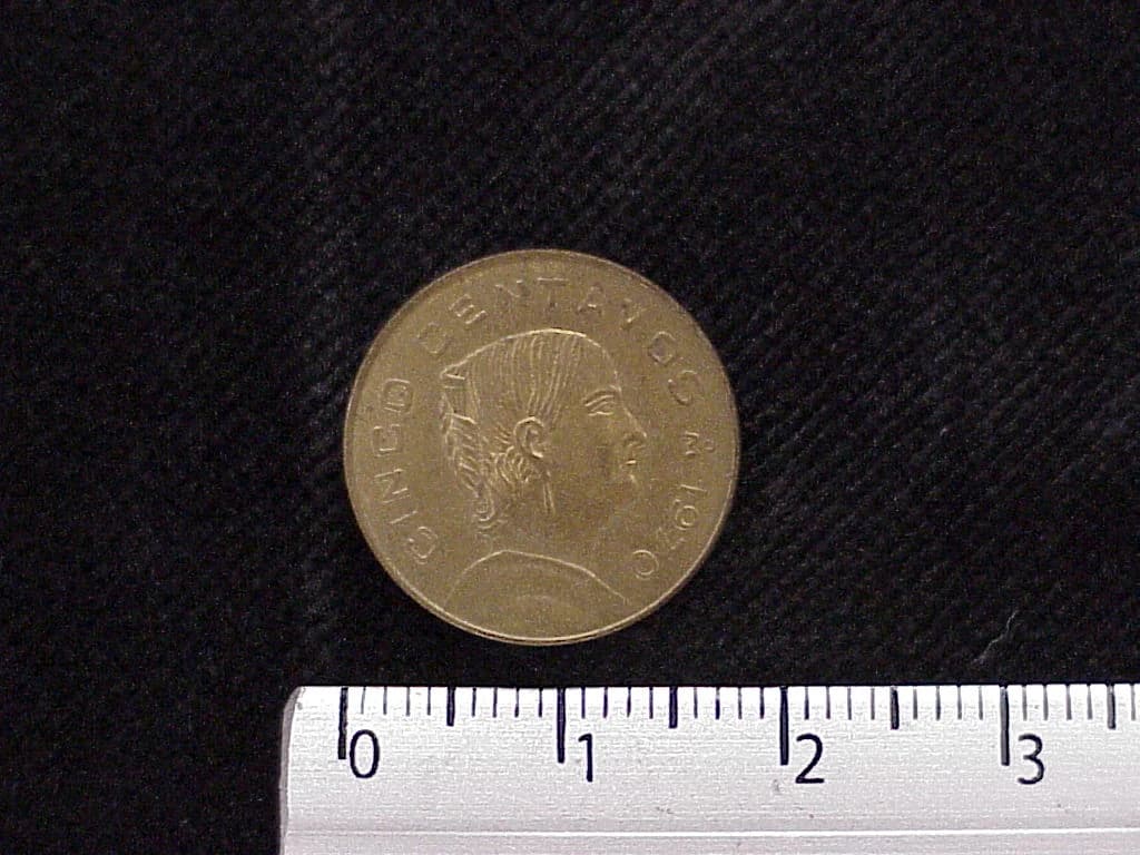 5 Centavos Cobre 1970 (reverso)