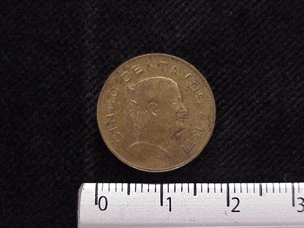 5 Centavos Cobre 1971 (reverso)