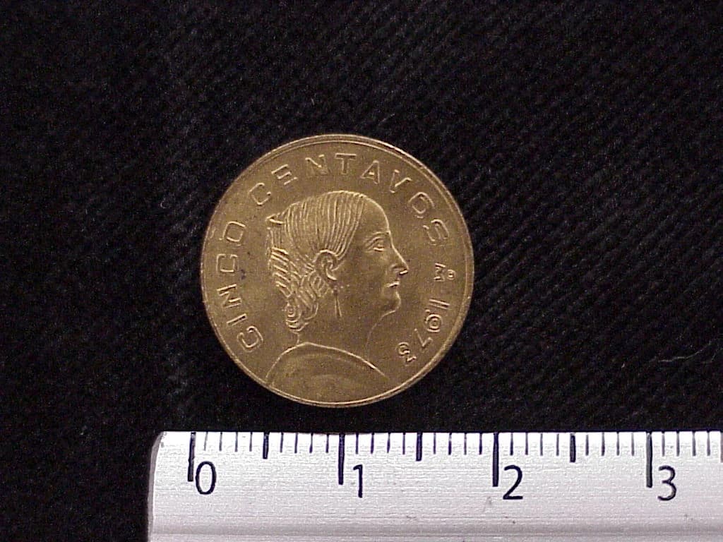 5 Centavos Cobre 1973 (reverso)